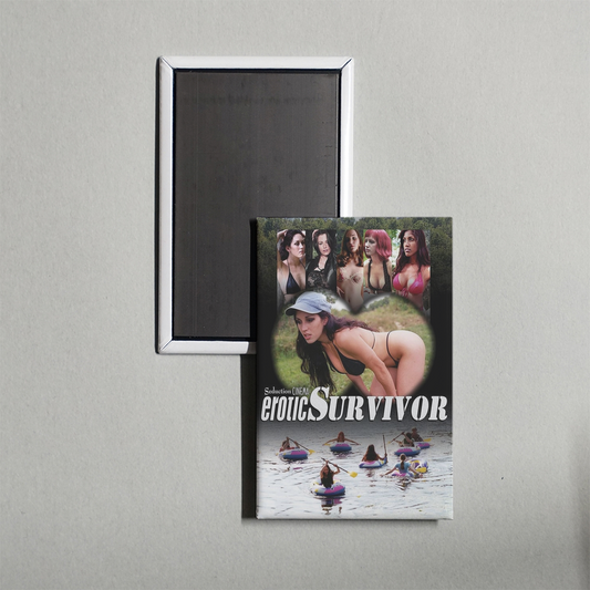Erotic Survivor Mini Movie Fridge Magnet