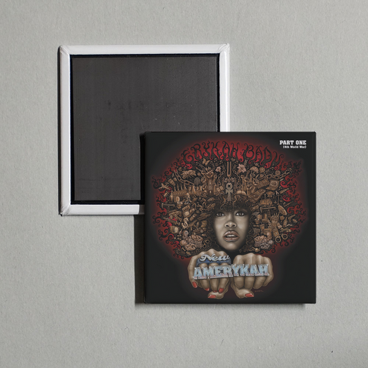 Erykah Badu - New Amerykah Part One (4th World War) Album Cover Fridge Magnet