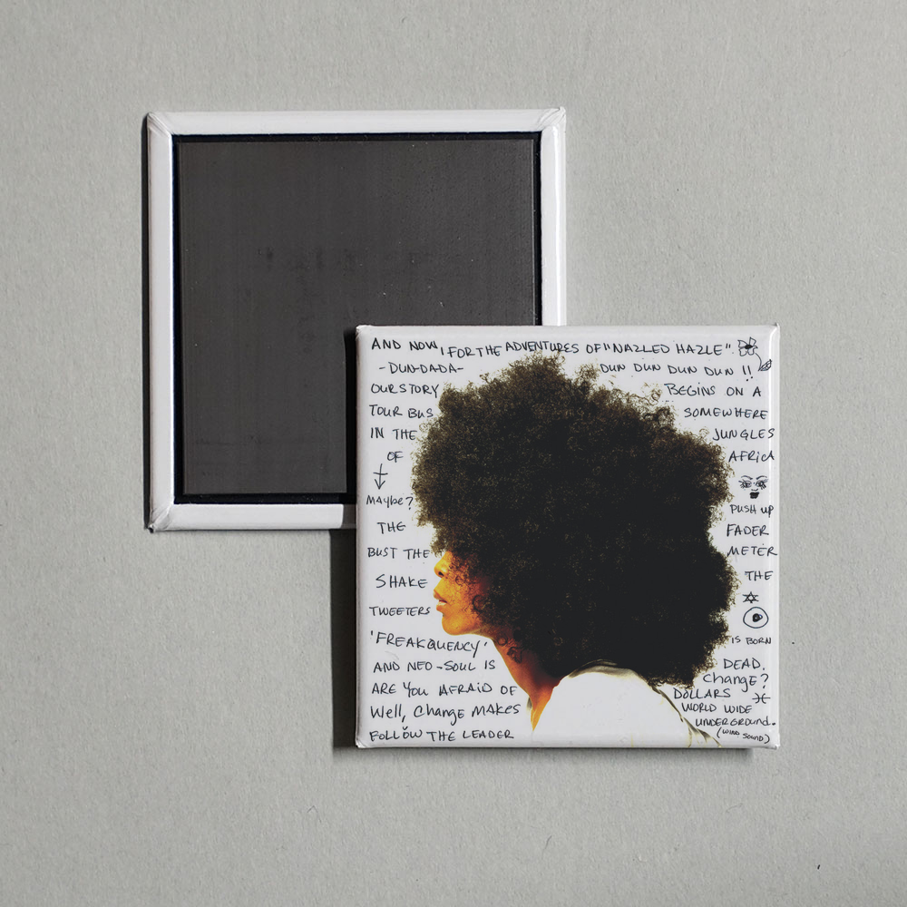 Erykah Badu - Worldwide Underground Album Cover Fridge Magnet