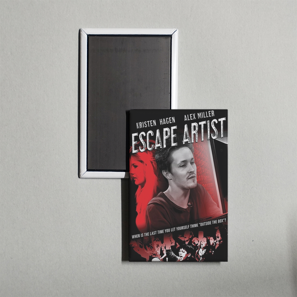 Escape Artist Mini Movie Fridge Magnet