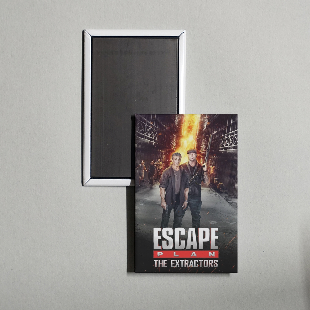 Escape Plan The Extractors Mini Movie Fridge Magnet