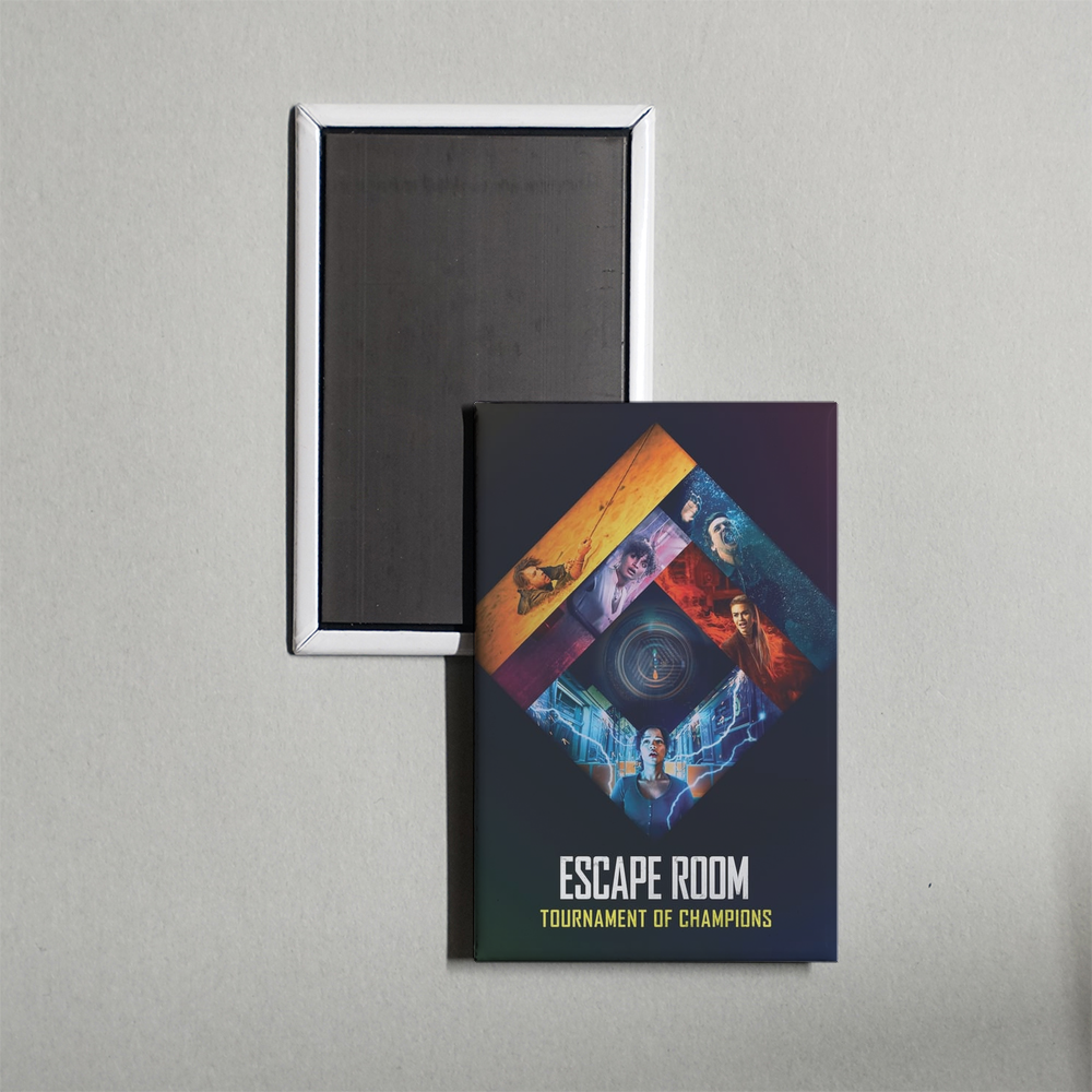 Escape Room Tournament of Champions Mini Movie Fridge Magnet