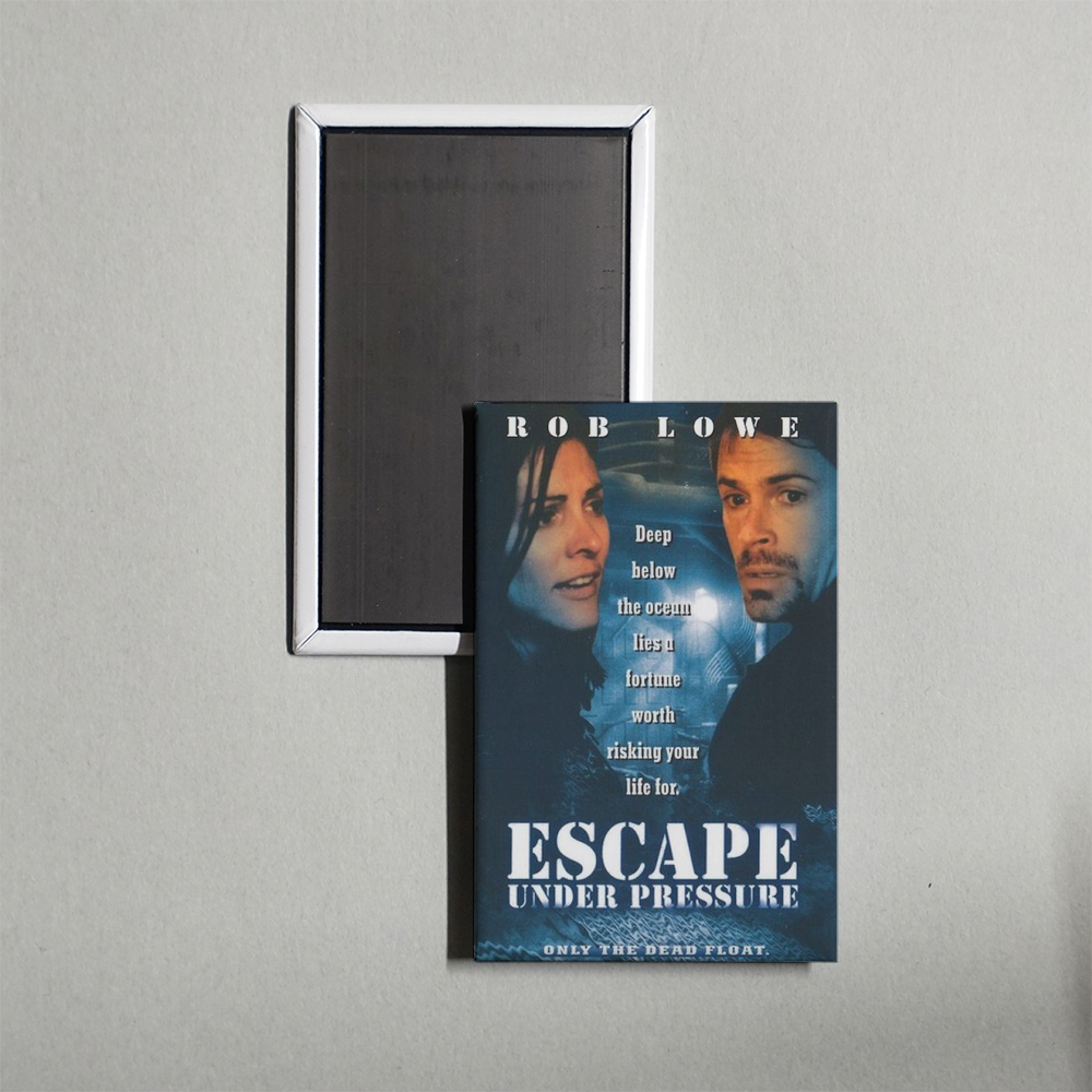 Escape Under Pressure Mini Movie Fridge Magnet