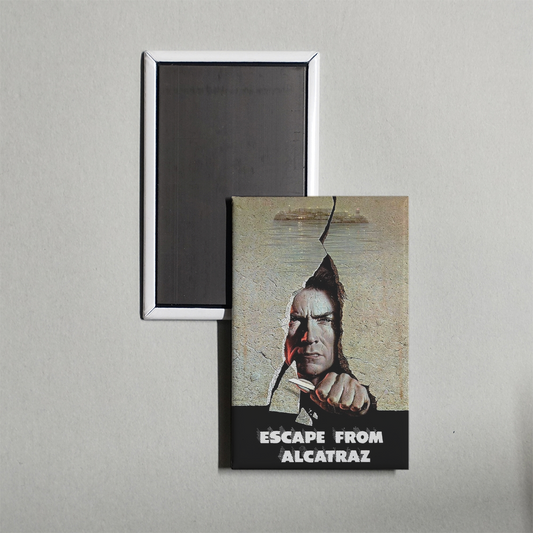 Escape from Alcatraz Mini Movie Fridge Magnet