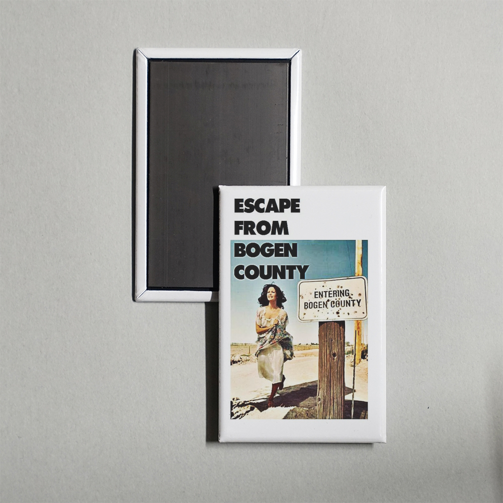 Escape from Bogen County Mini Movie Fridge Magnet