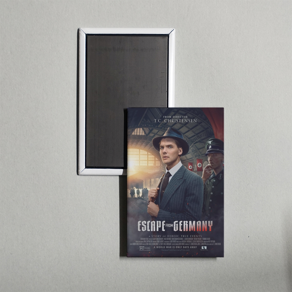 Escape from Germany Mini Movie Fridge Magnet