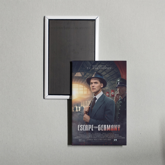 Escape from Germany Mini Movie Fridge Magnet