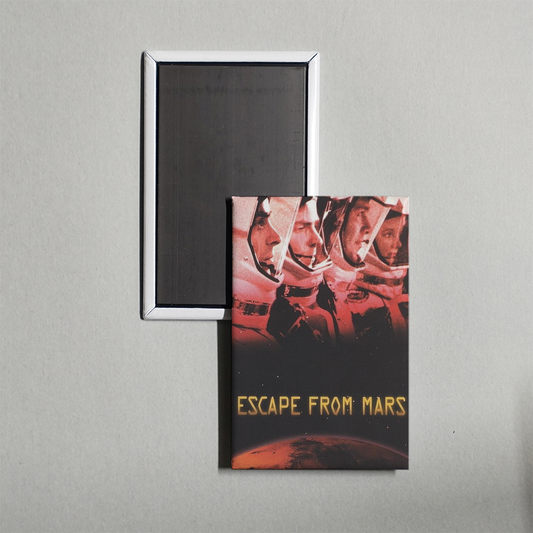 Escape from Mars Mini Movie Fridge Magnet