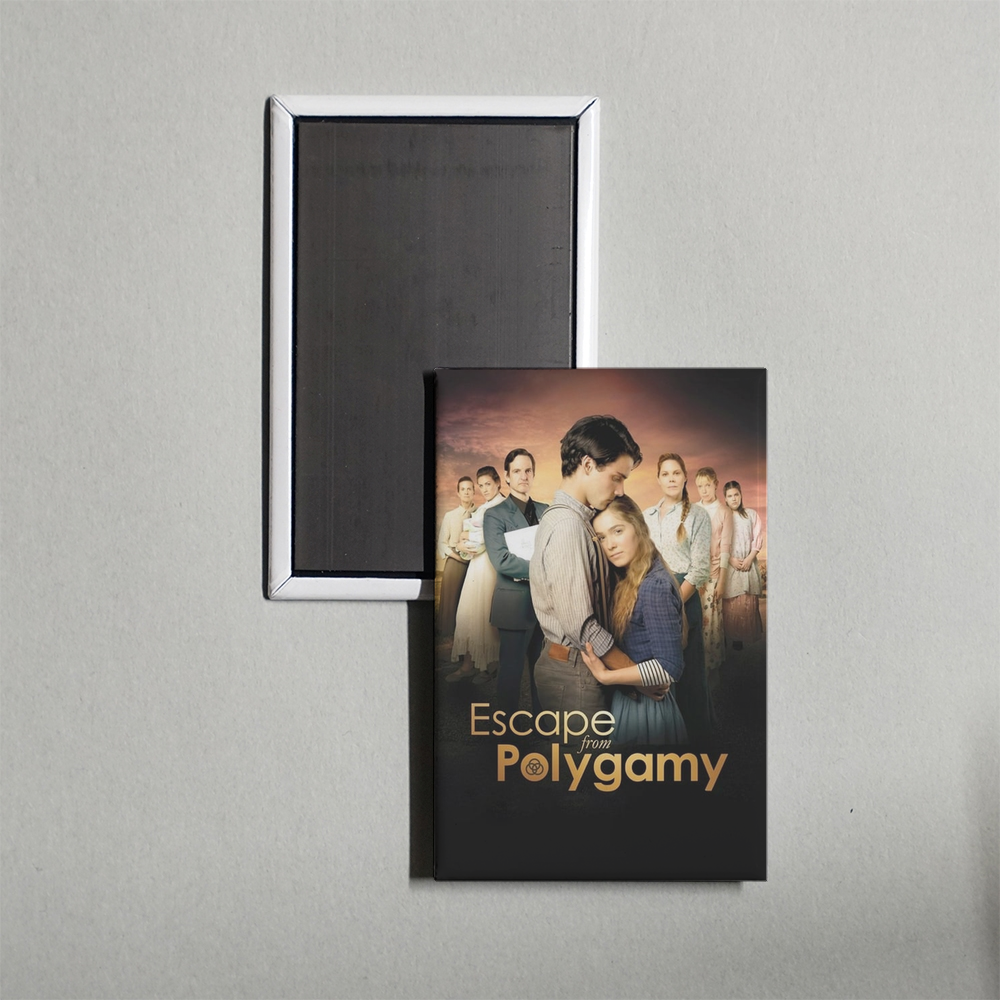 Escape from Polygamy Mini Movie Fridge Magnet
