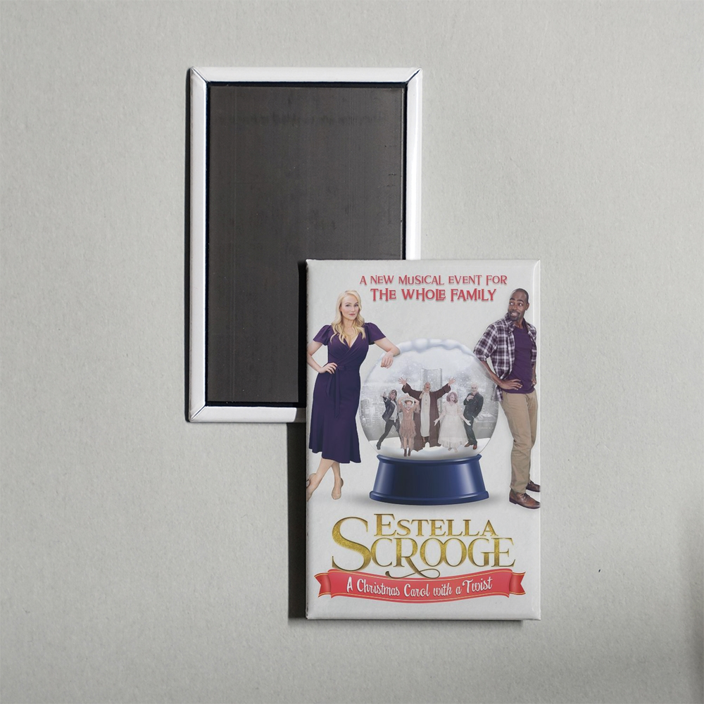Estella Scrooge Mini Movie Fridge Magnet