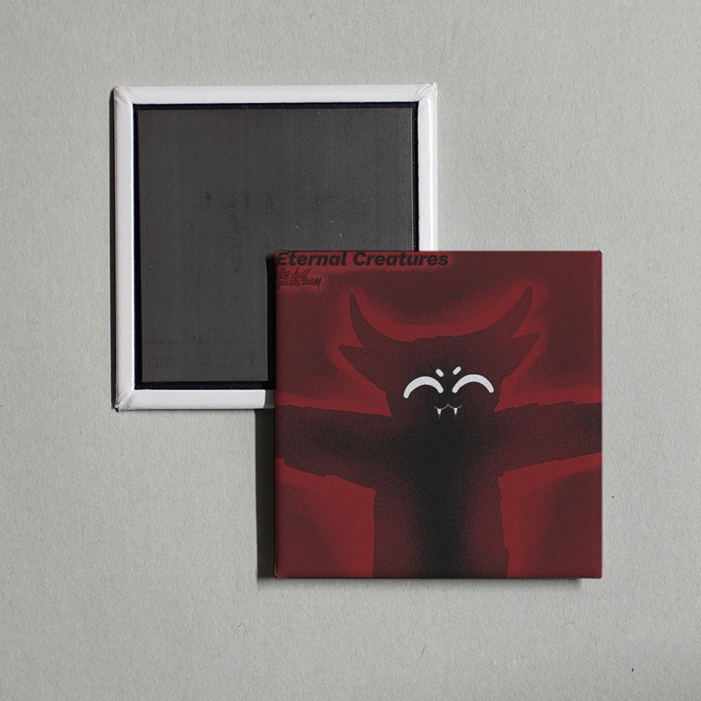 Eternal Creatures - The Devil Feasts Today Album Cover Fridge Magnet