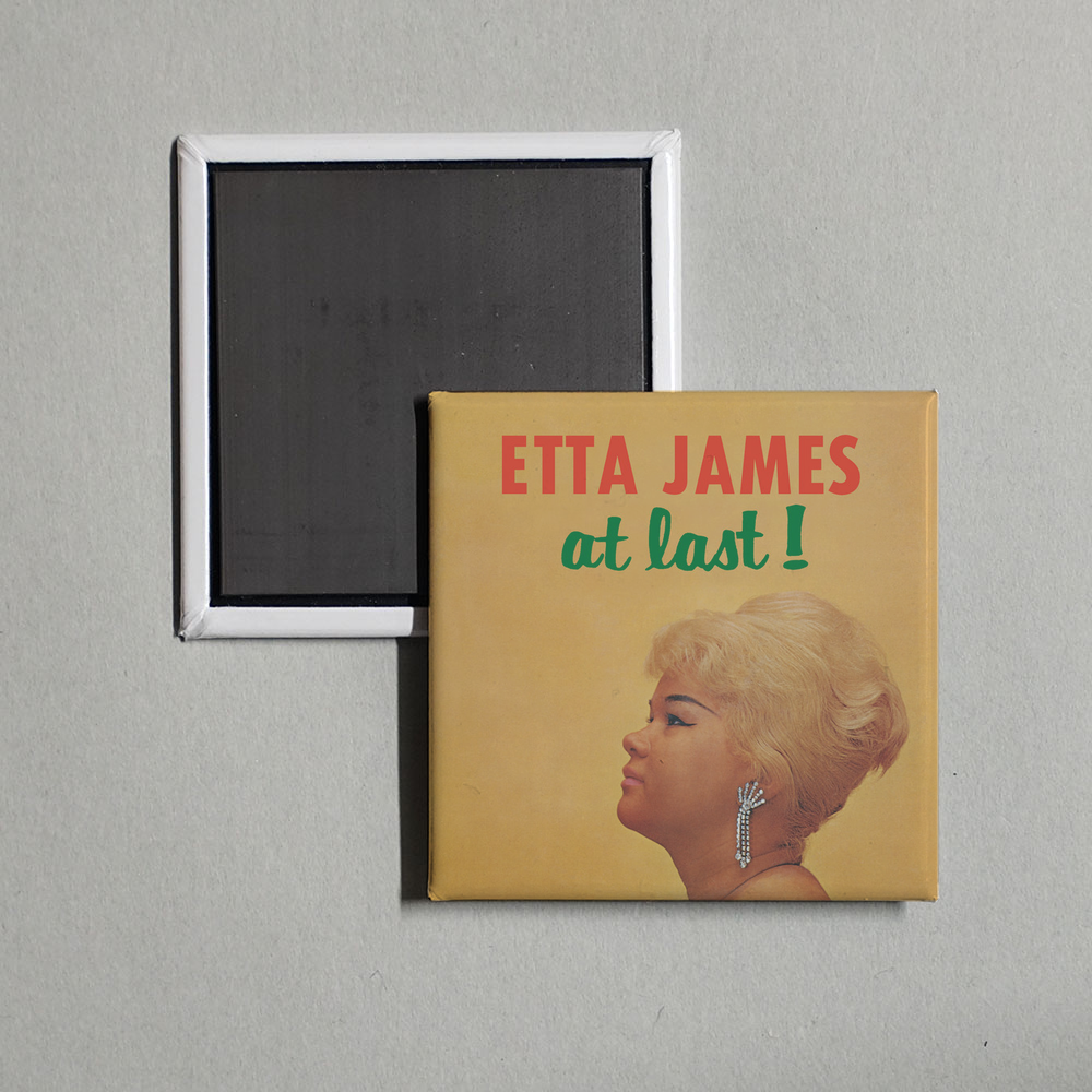 Etta James - At Last! Album Cover Fridge Magnet
