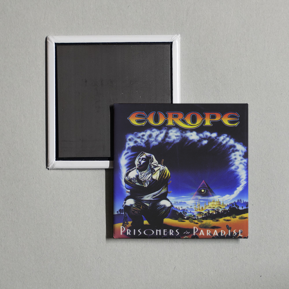 Europe - Prisoners In Paradise Album Cover Fridge Magnet