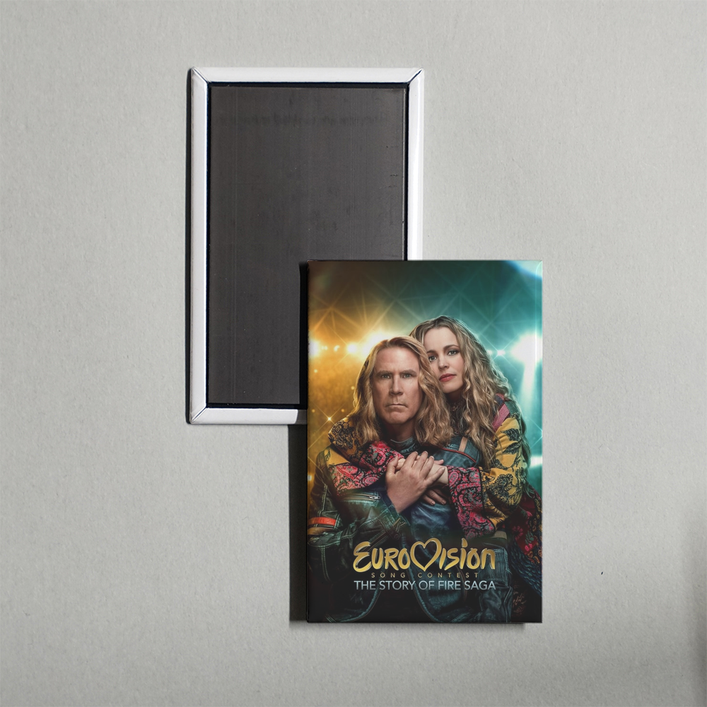 Eurovision Song Contest The Story of Fire Saga Mini Movie Fridge Magnet