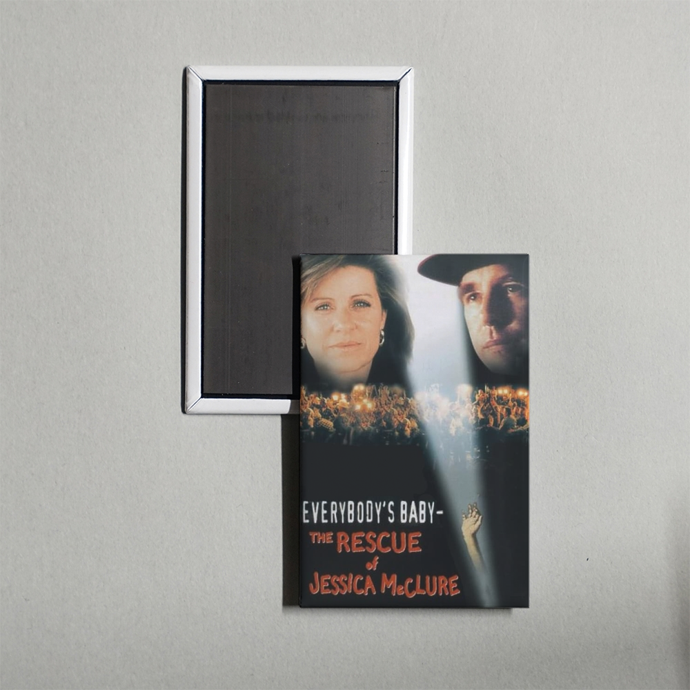 Everybody's Baby The Rescue of Jessica McClure Mini Movie Fridge Magnet