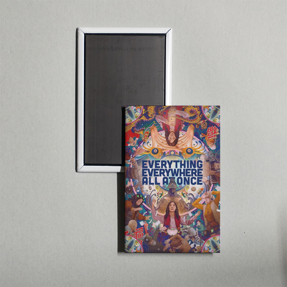 Everything Everywhere All at Once Mini Movie Fridge Magnet