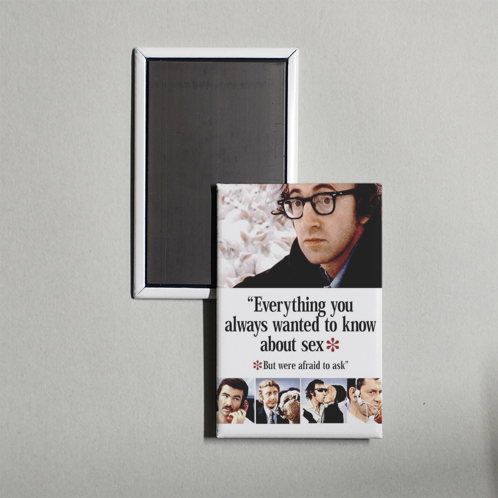 Everything You Always Wanted to Know About Sex But Were Afraid to Ask Mini Movie Fridge Magnet