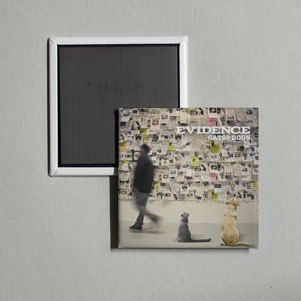 Evidence - Cats & Dogs (Deluxe Edition) Album Cover Fridge Magnet