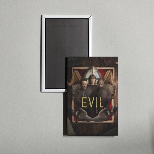Evil TV Show Fridge Magnet