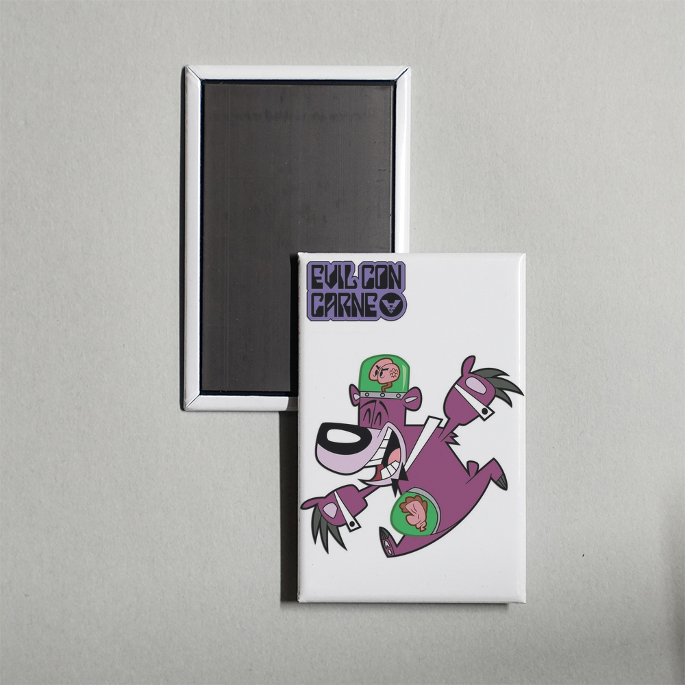Evil Con Carne TV Show Fridge Magnet