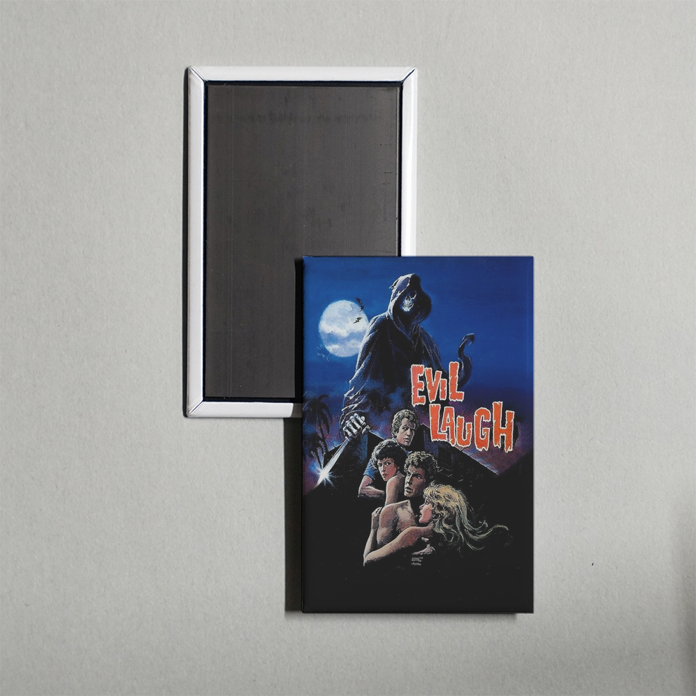 Evil Laugh Mini Movie Fridge Magnet
