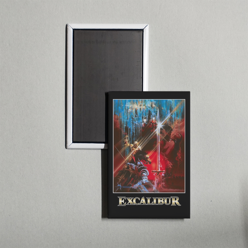 Excalibur Mini Movie Fridge Magnet