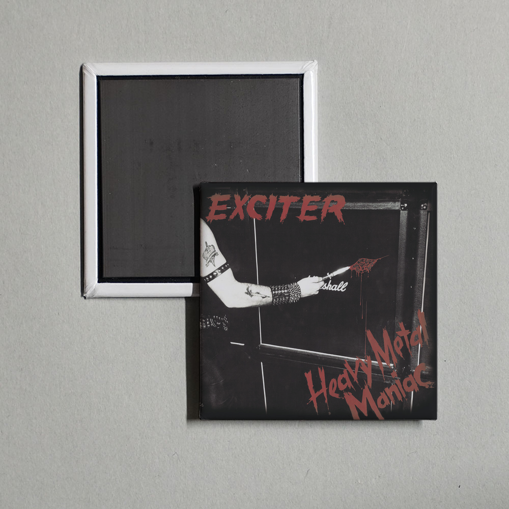 Exciter - Heavy Metal Maniac Album Cover Fridge Magnet