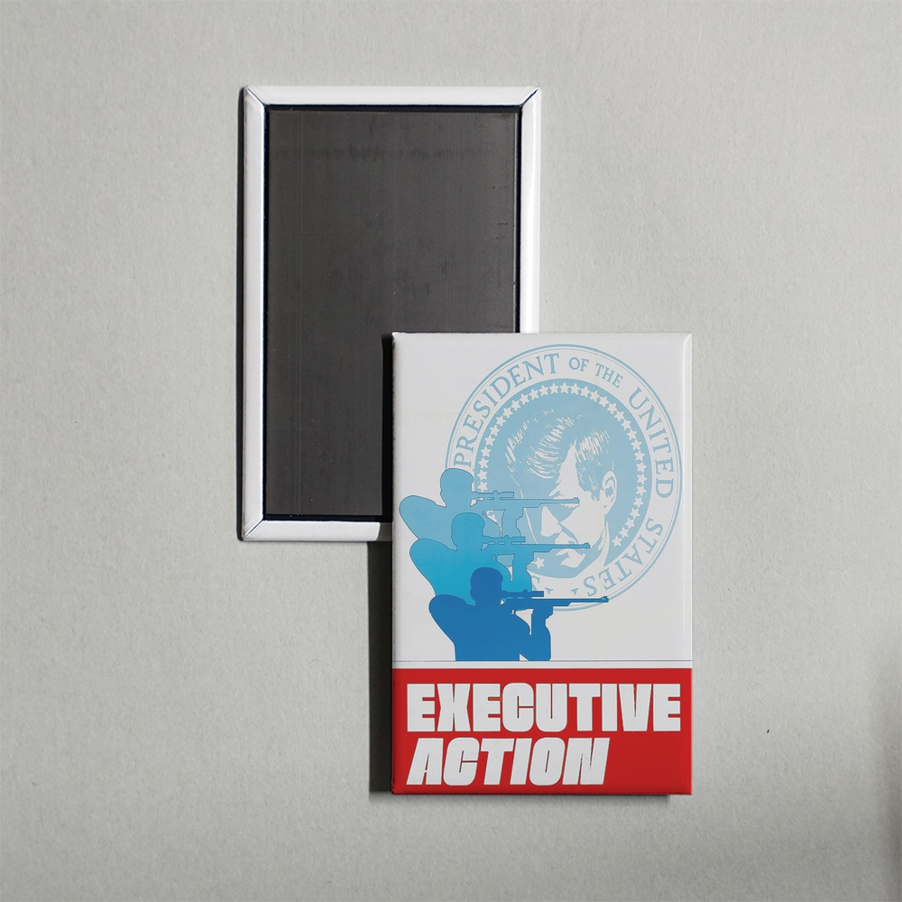 Executive Action Mini Movie Fridge Magnet