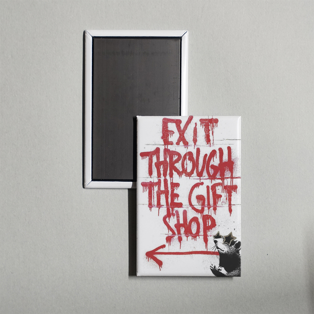 Exit Through the Gift Shop Mini Movie Fridge Magnet