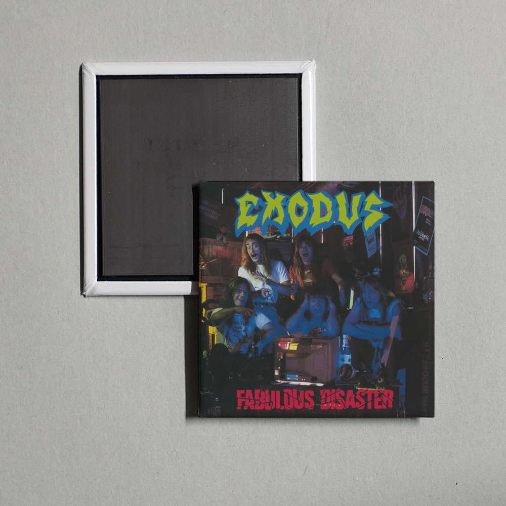 Exodus - Fabulous Disaster Album Cover Fridge Magnet