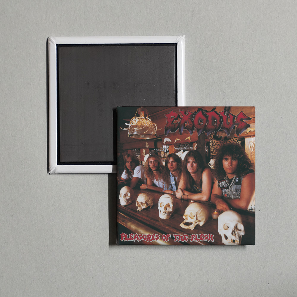 Exodus - Pleasures of the Flesh Album Cover Fridge Magnet