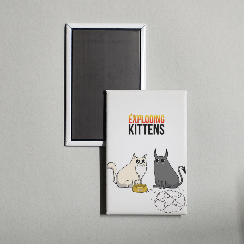 Exploding Kittens TV Show Fridge Magnet