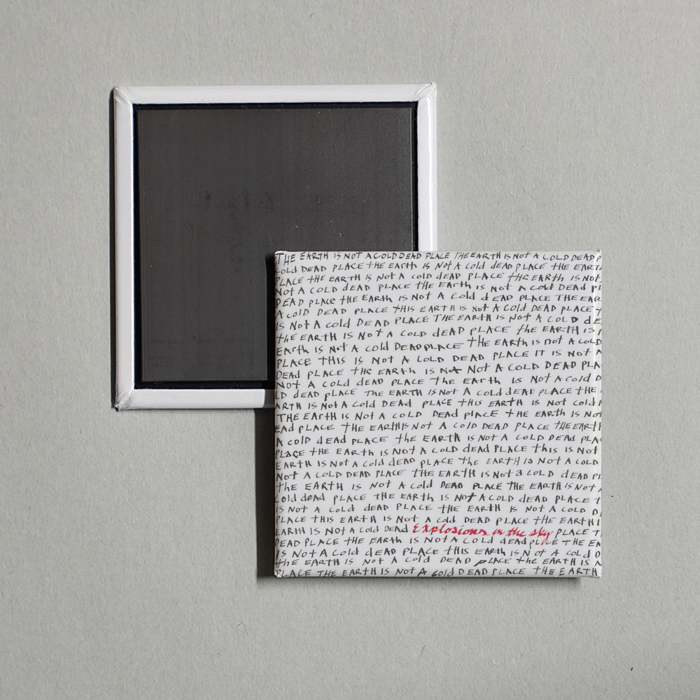 Explosions In The Sky - The Earth Is Not a Cold Dead Place (Anniversary Edition) Album Cover Fridge Magnet