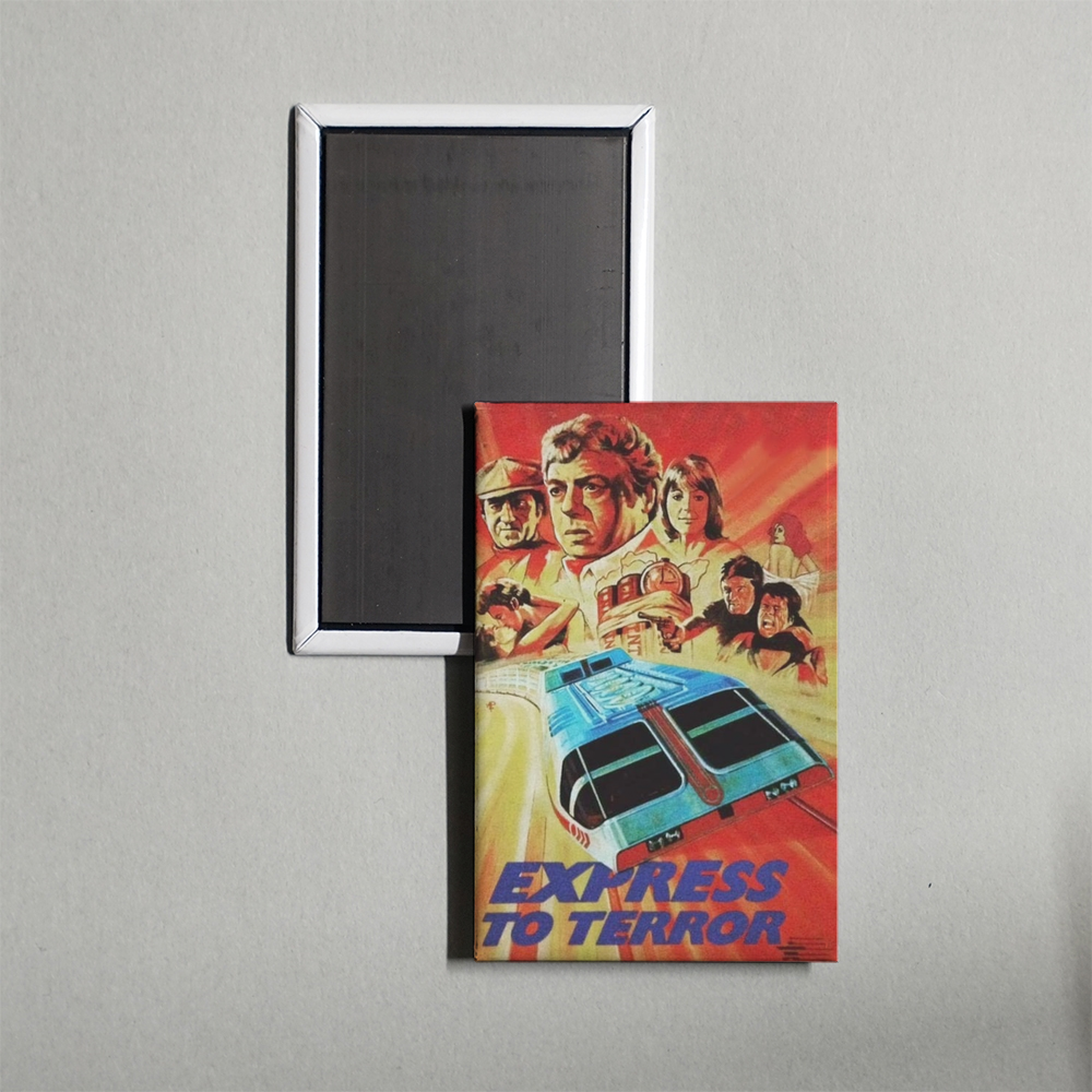 Express to Terror Mini Movie Fridge Magnet