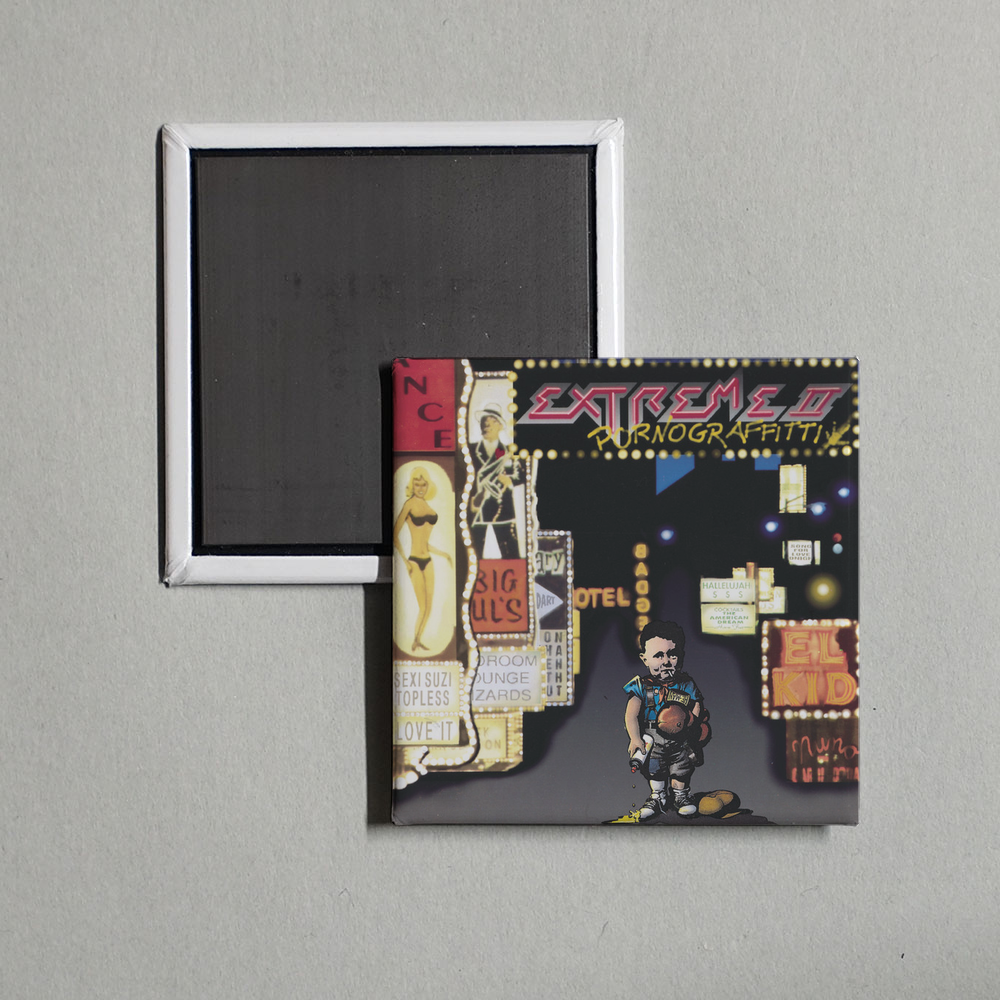 Extreme - Extreme II - Pornograffitti Album Cover Fridge Magnet