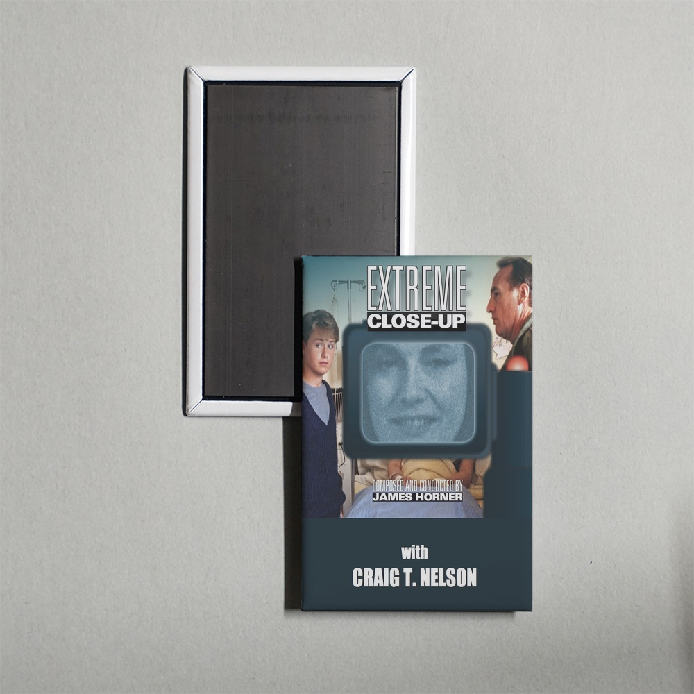 Extreme Close-Up Mini Movie Fridge Magnet