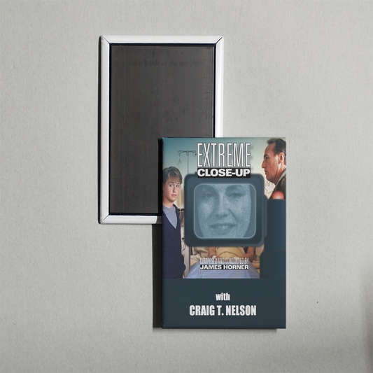 Extreme Close-Up Mini Movie Fridge Magnet