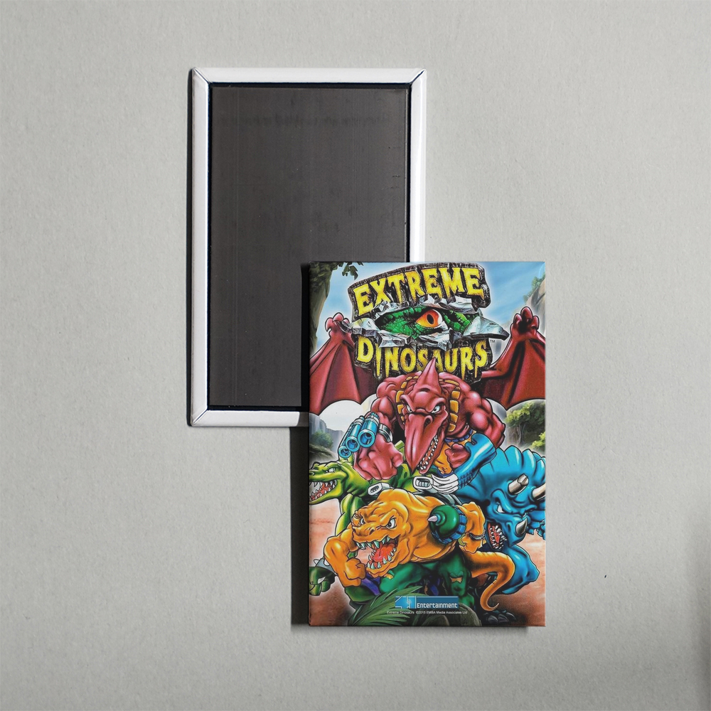 Extreme Dinosaurs TV Show Fridge Magnet