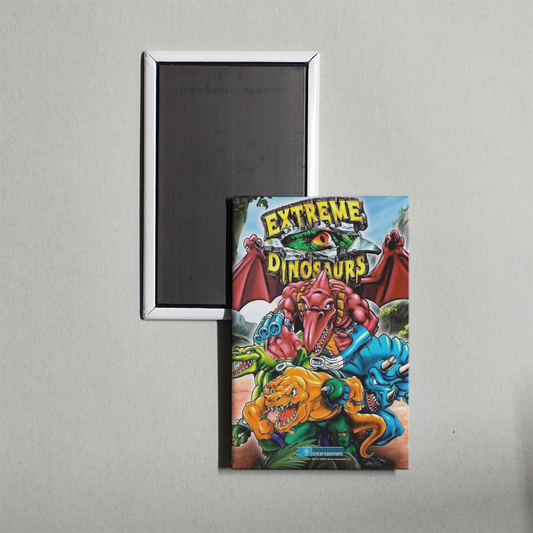 Extreme Dinosaurs TV Show Fridge Magnet