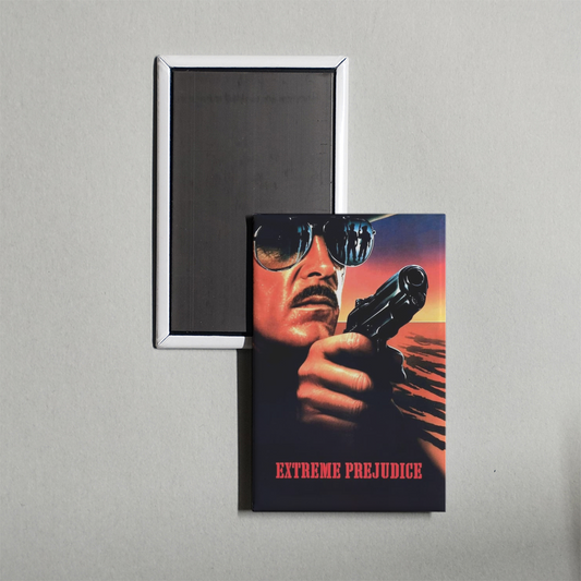 Extreme Prejudice Mini Movie Fridge Magnet