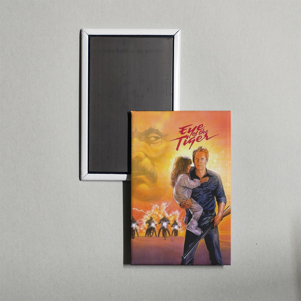 Eye of the Tiger Mini Movie Fridge Magnet