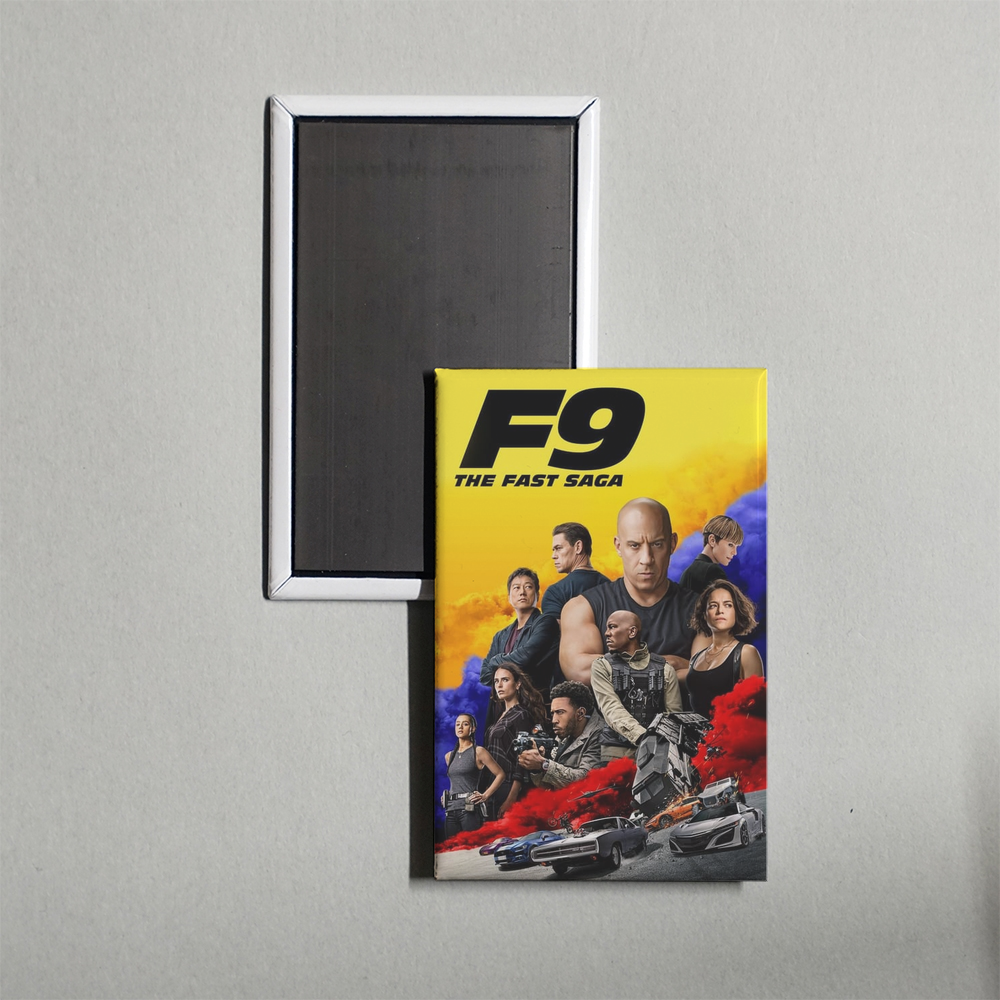 F9 Mini Movie Fridge Magnet