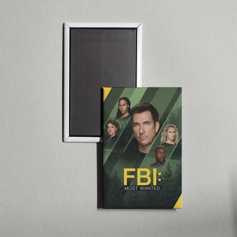 FBI Most Wanted TV Show Fridge Magnet