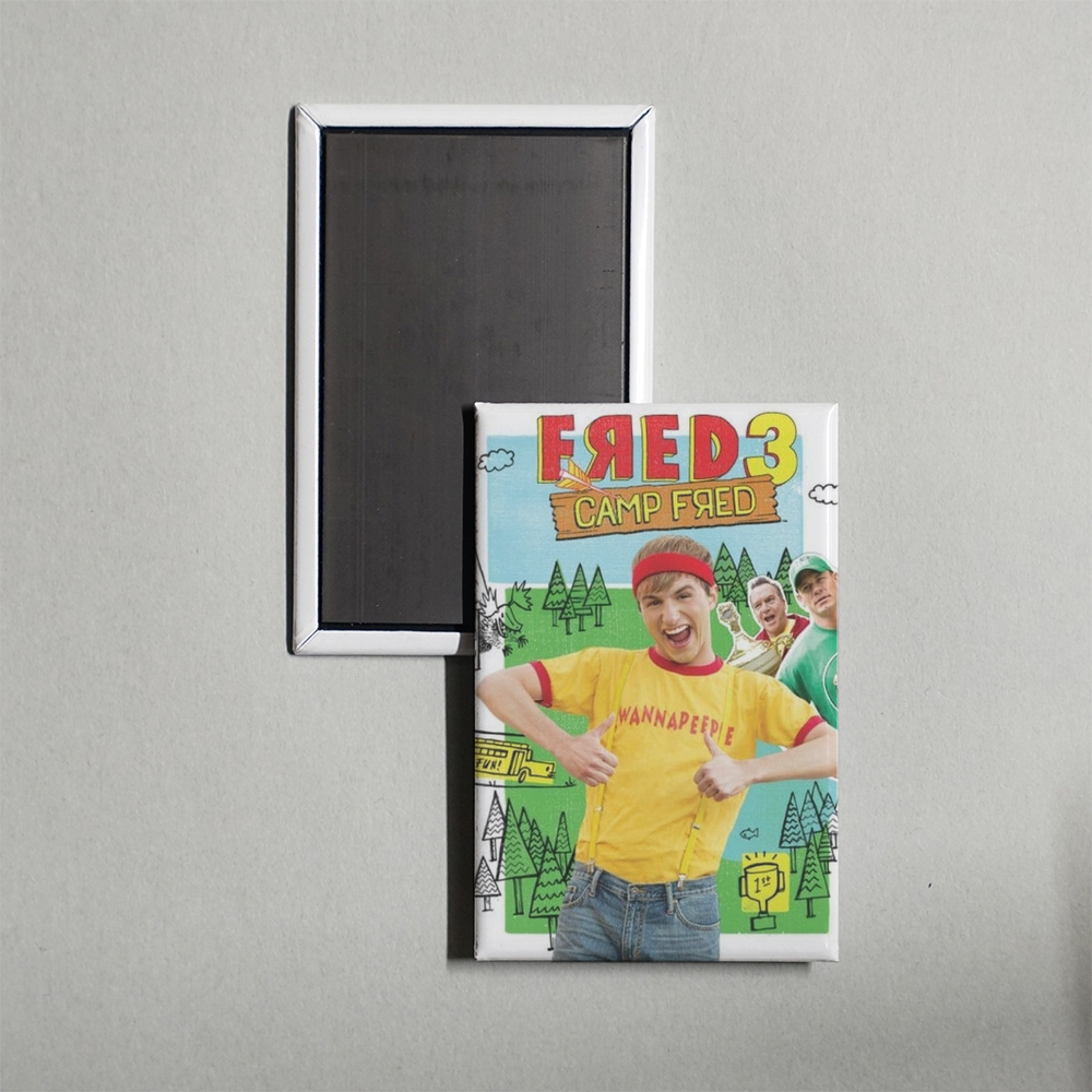 FRED 3 Camp Fred Mini Movie Fridge Magnet