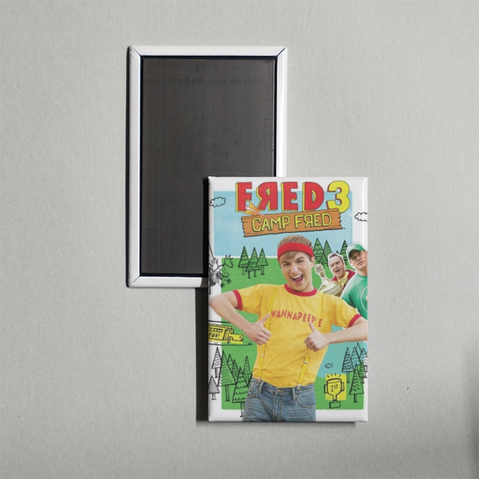 FRED 3 Camp Fred Mini Movie Fridge Magnet