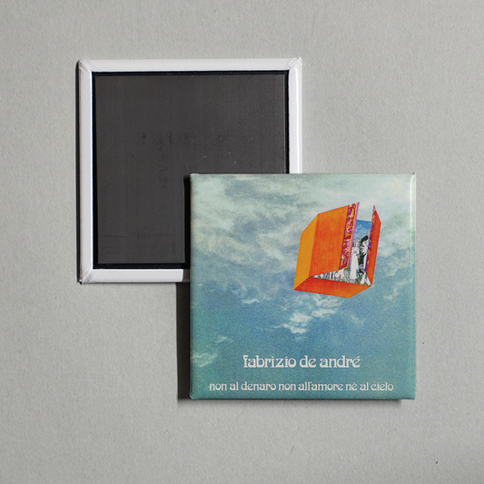 Fabrizio De André - Non Al Denaro, Non All'Amore, Ne Al Cielo Album Cover Fridge Magnet