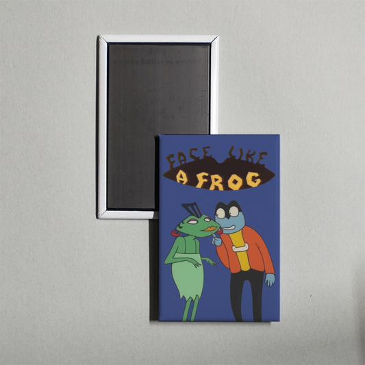 Face Like a Frog Mini Movie Fridge Magnet