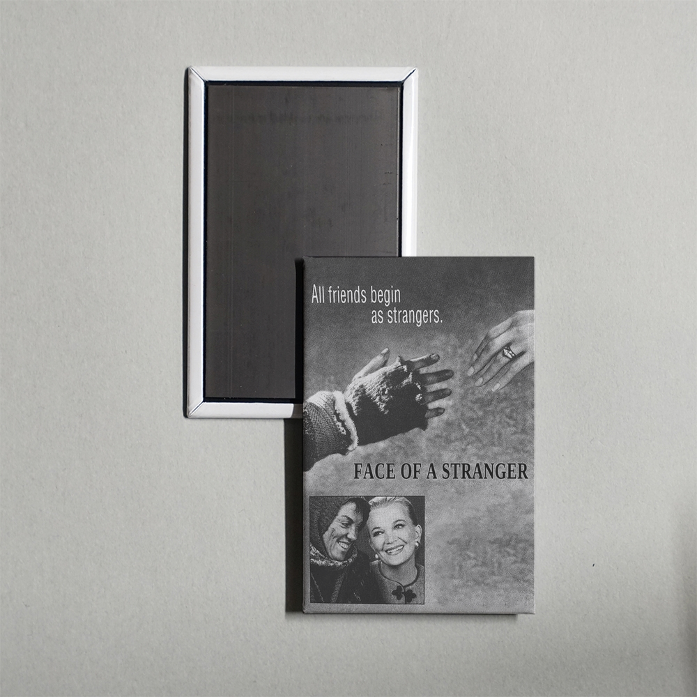 Face of a Stranger Mini Movie Fridge Magnet