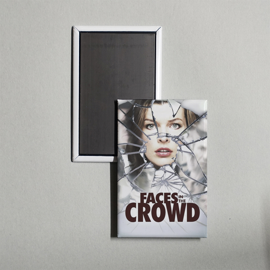 Faces in the Crowd Mini Movie Fridge Magnet