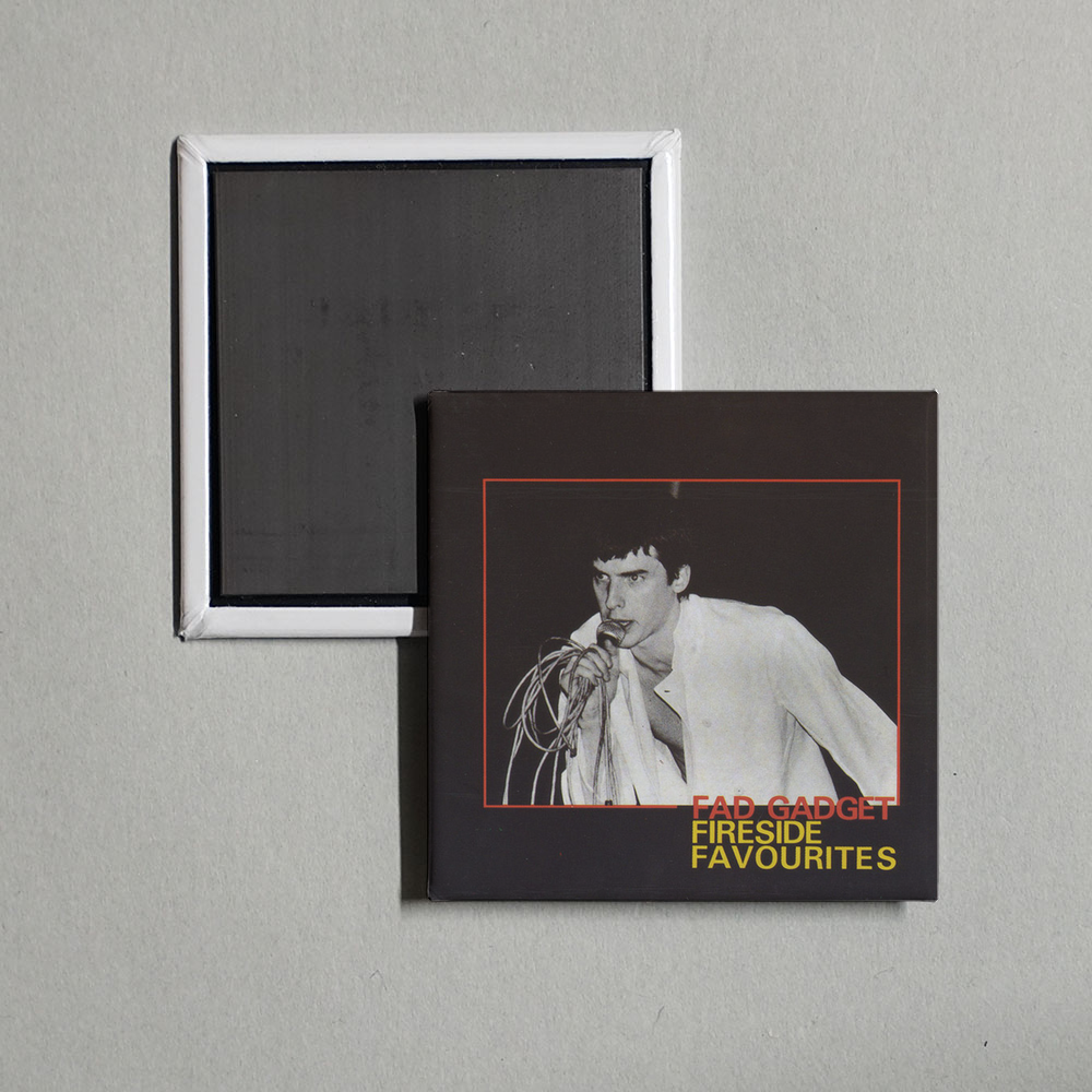 Fad Gadget - Fireside Favourites Album Cover Fridge Magnet